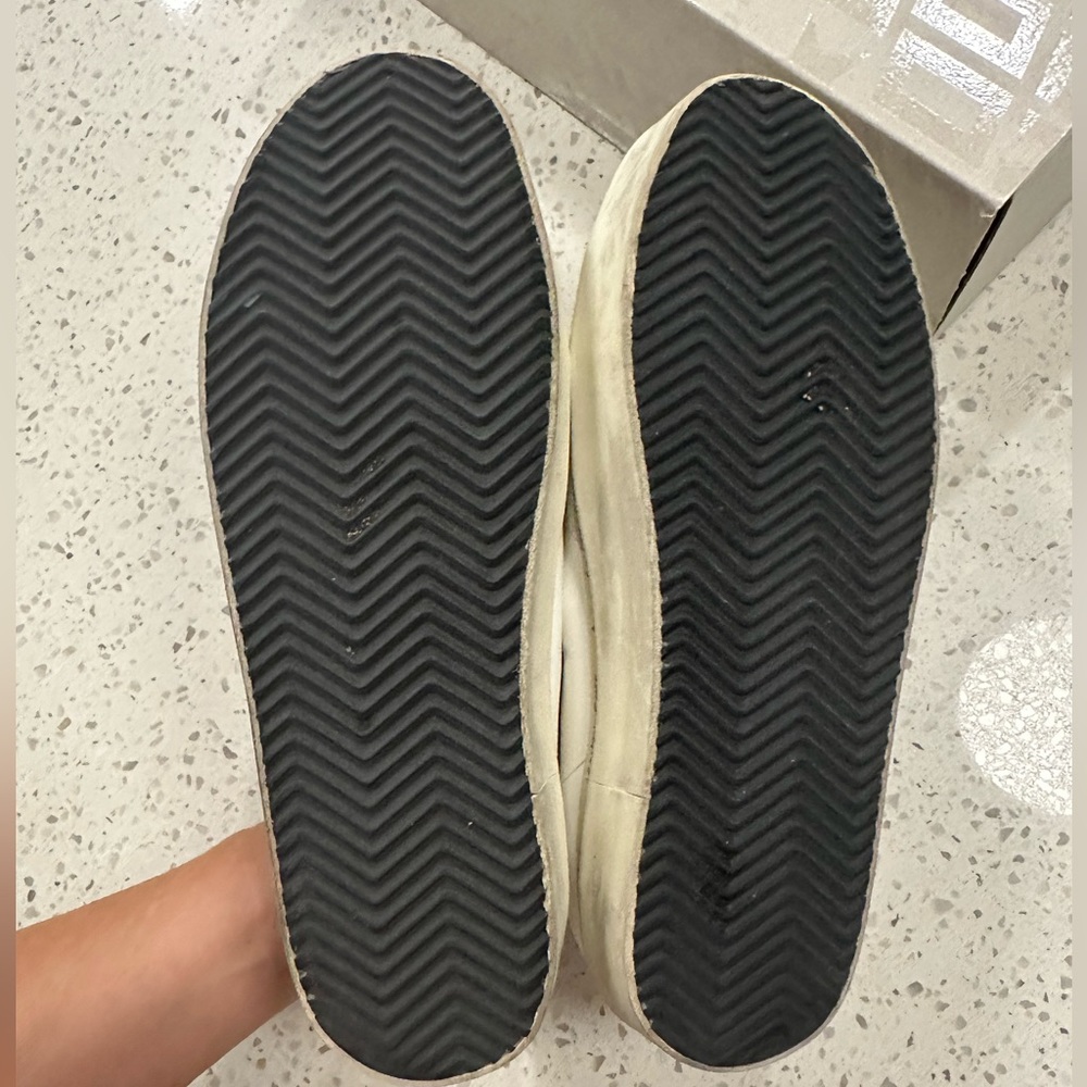 Golden Goose Hi Star 39 white and silver with box - Picture 6 of 13
